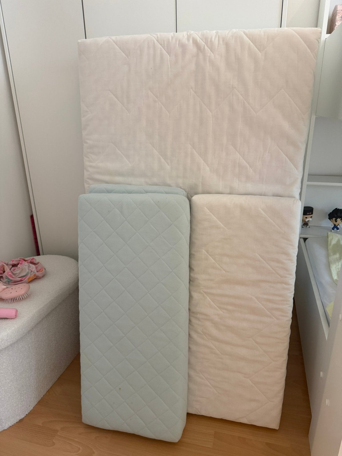 2 x Kinder meegroeimatras 80x200, Ophalen, Gebruikt, Eenpersoons, 80 cm