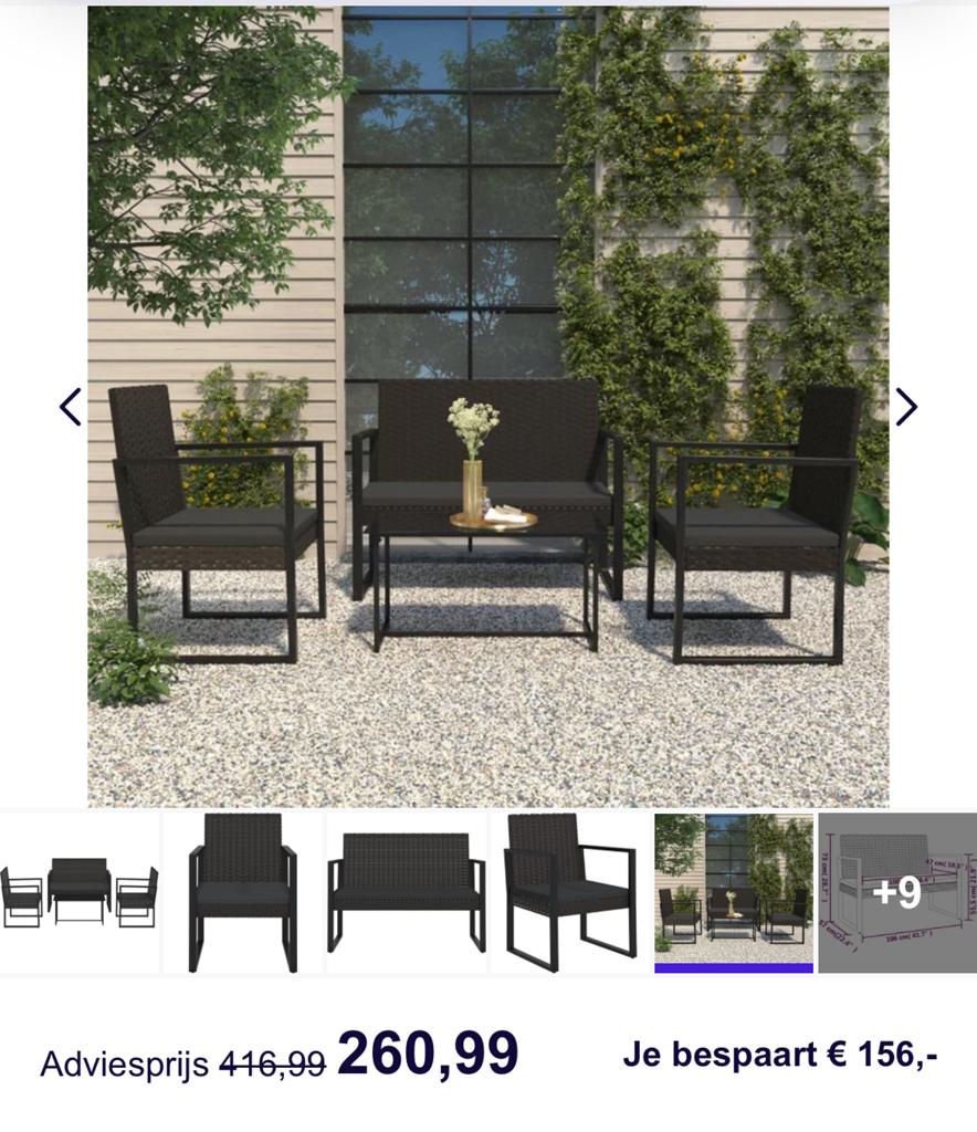 Loungeset, Enlèvement, Neuf