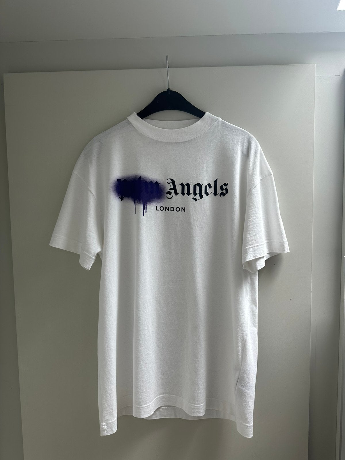 Palm Angels London Sprayed, Kleding | Heren, Ophalen of Verzenden, Zo goed als nieuw, Maat 46 (S) of kleiner, Wit