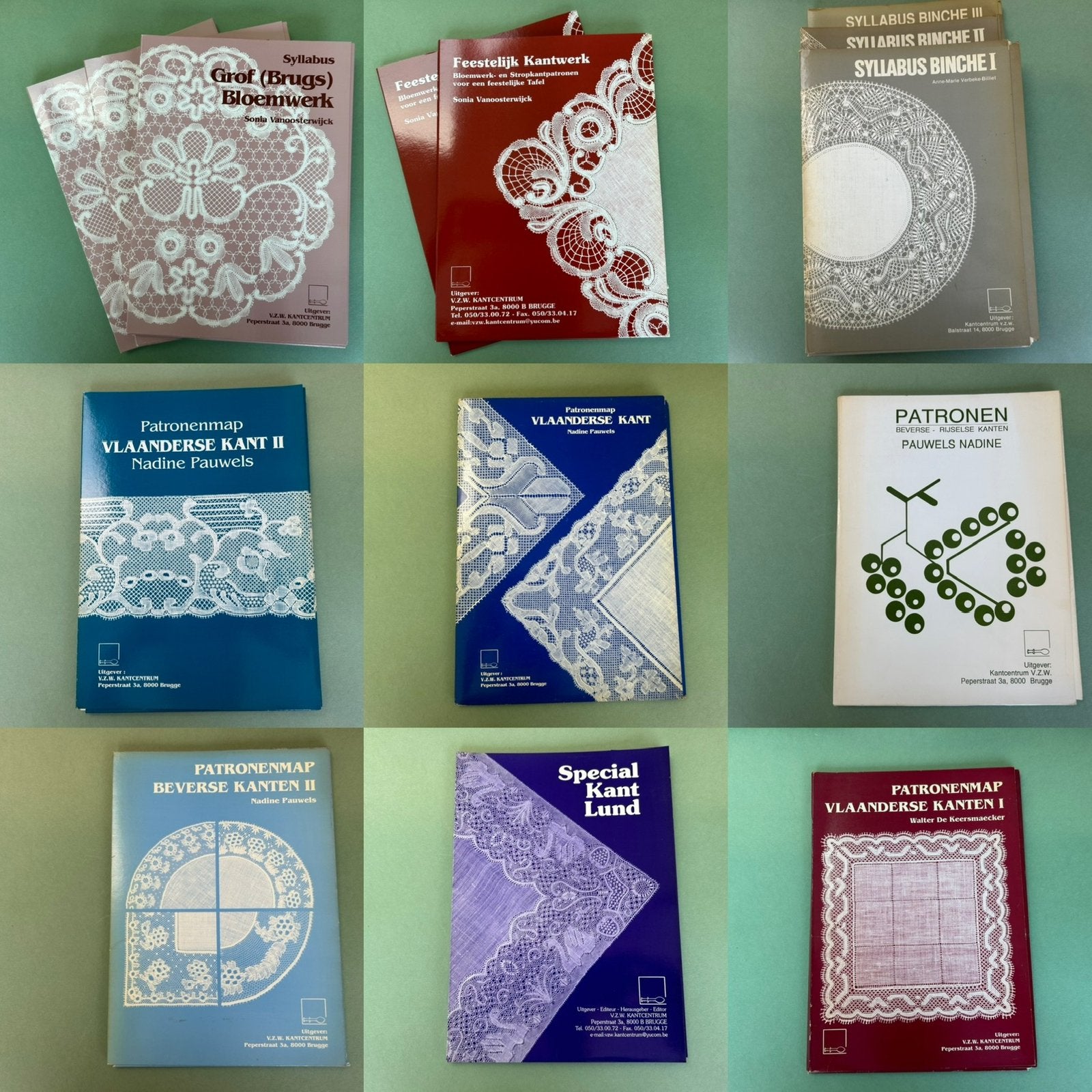 Collection de motifs en dentelle, Enlèvement, Utilisé, Patrons