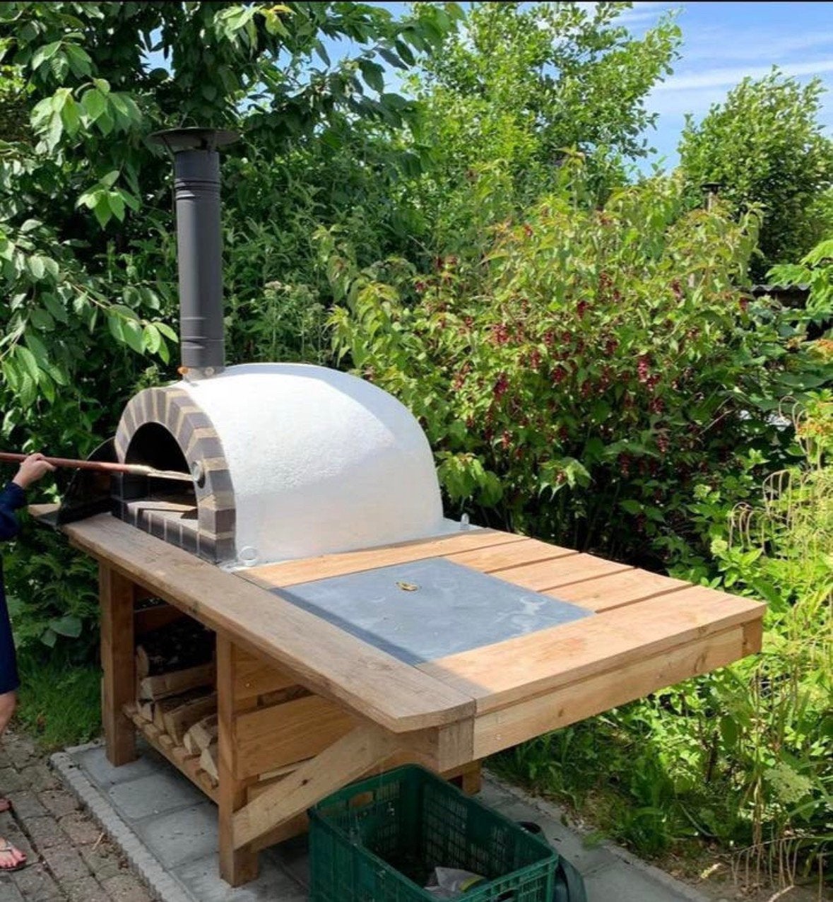 Pizzaoven Steenoven houtgestookt - Bezorging NL & BE, Ophalen, Nieuw