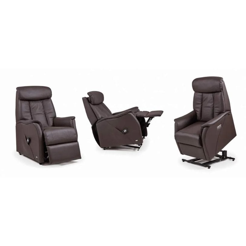 Elektrische relaxzetel, Ophalen, Gebruikt, Leer