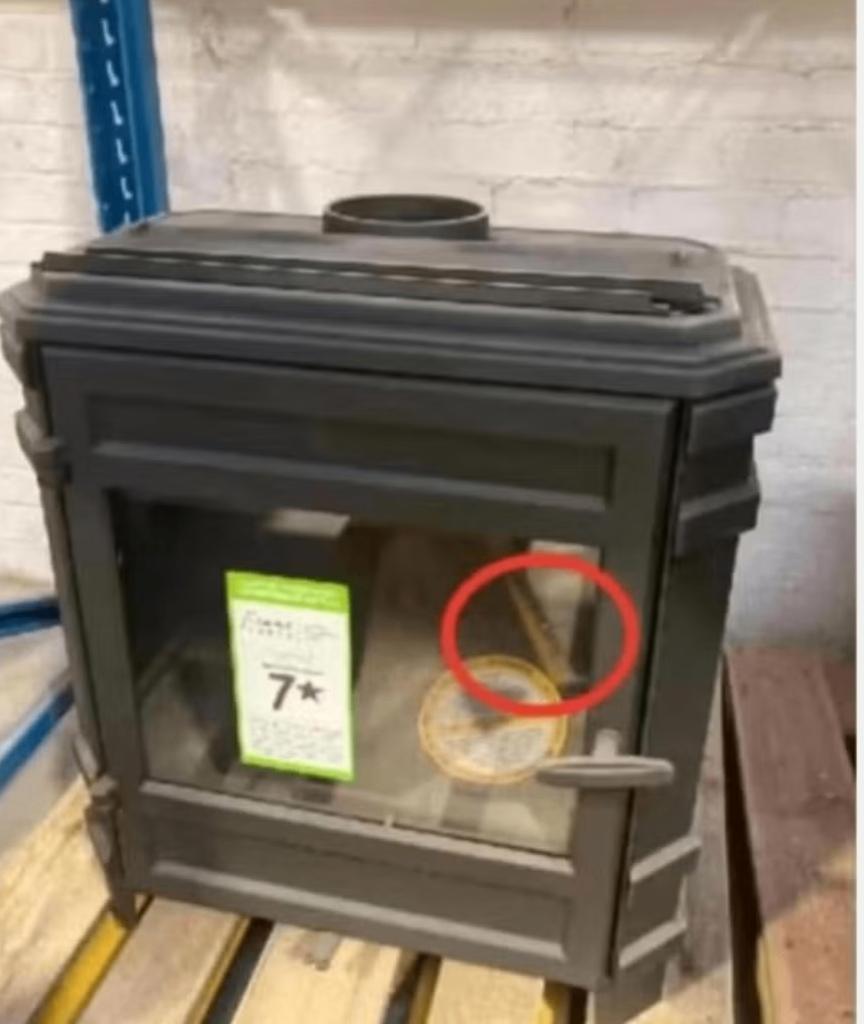 SHOWROOMMODEL Staande kachel SK8kW-V, Huis en Inrichting, Ophalen, Houtkachel