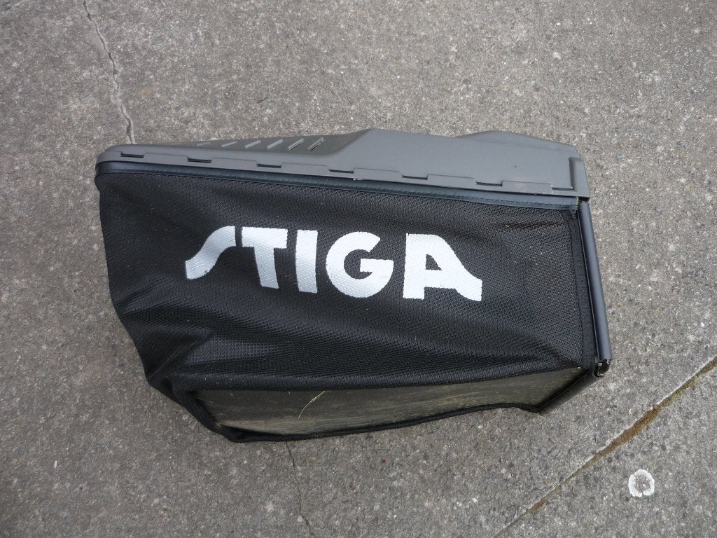 Opvangbak 60 liter Stiga combi 48 S, Ophalen, Stiga, Zo goed als nieuw, Opvangbak