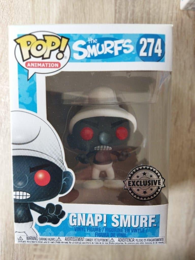 Schtroumpf Gnap -Exclusive- noir n274 neuf/scellé., Enlèvement, Neuf, Autres Schtroumpfs, Poupée, Figurine ou Peluche