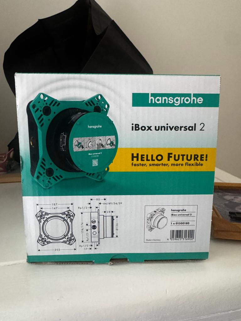 A vendre box d’encastrement Hansgrohe ibox universal 2, Enlèvement, Comme neuf