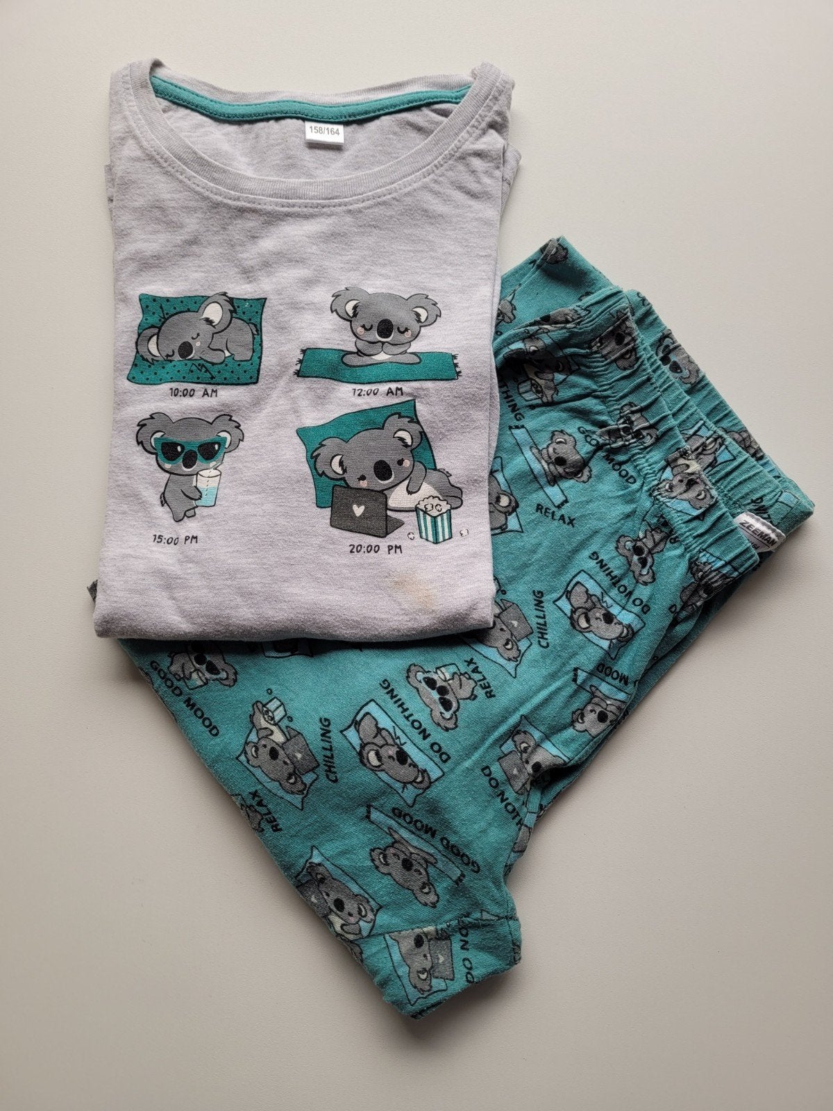 pyjama 13-14j maat 158/164, Ophalen of Verzenden, Gebruikt, Jongen of Meisje, Nacht- of Onderkleding