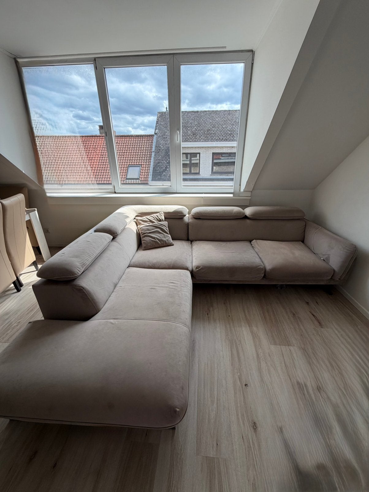 Moderne L-vormige hoekzetel, Ophalen, Gebruikt, Overige materialen