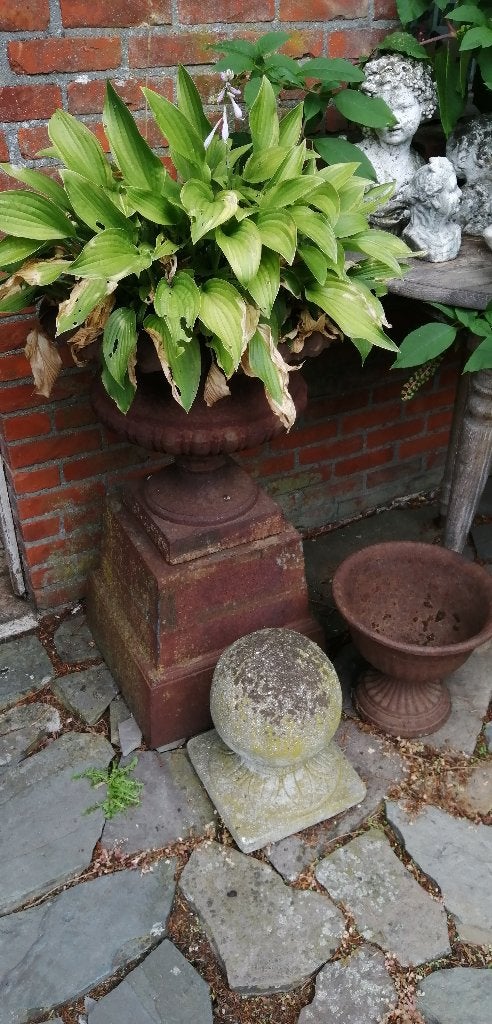 Gietijzeren tuinvazen, bloempotten, Tuin en Terras, Tuinvazen, Ophalen