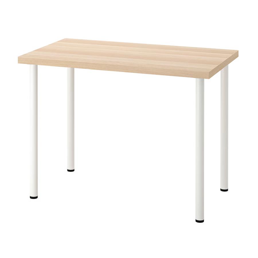 Ikea LINNMON desk 100x60 with legs, Huis en Inrichting, Ophalen, Gebruikt, IKEA
