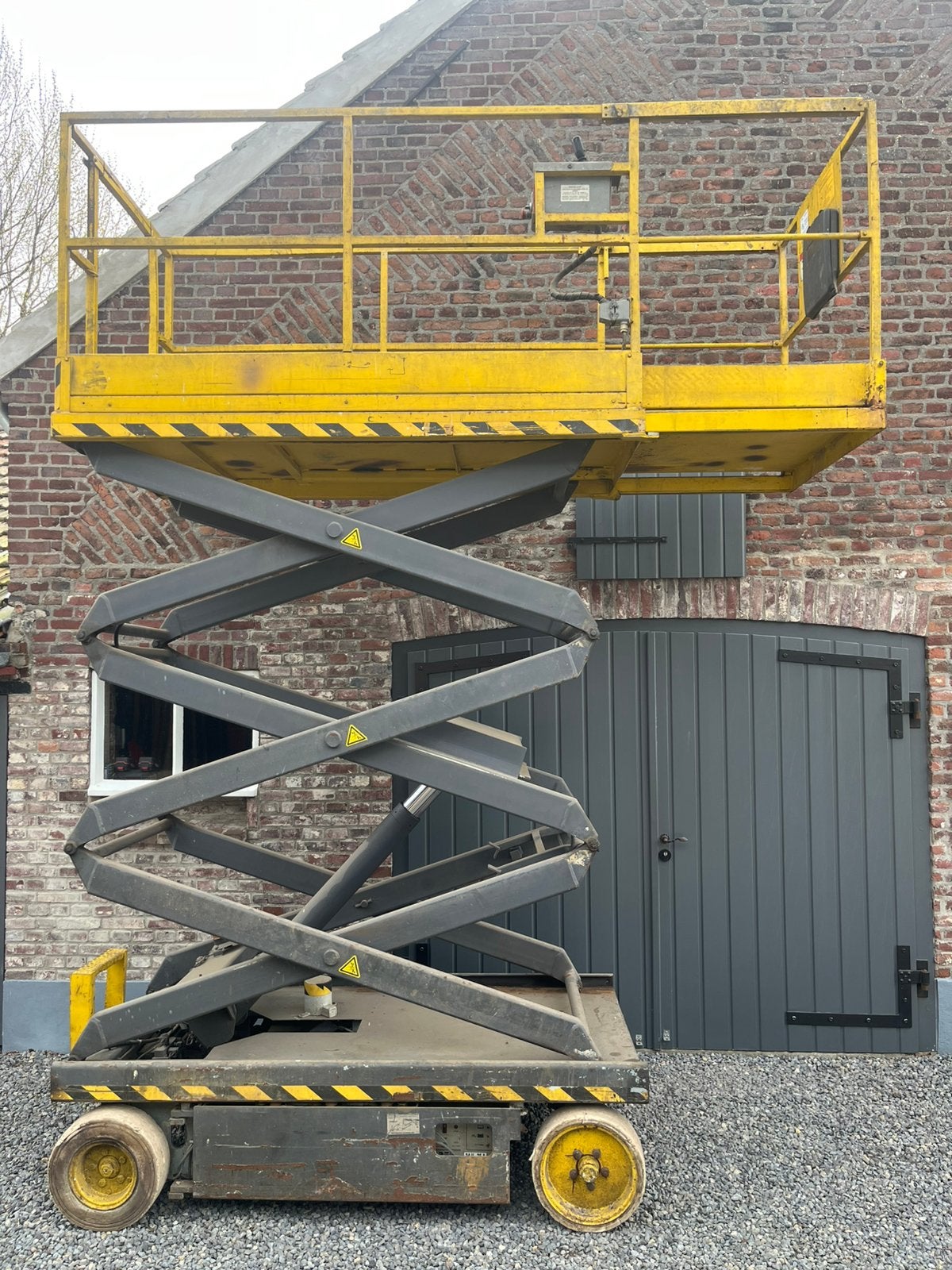 Schaarhoogwerker 6m, Enlèvement