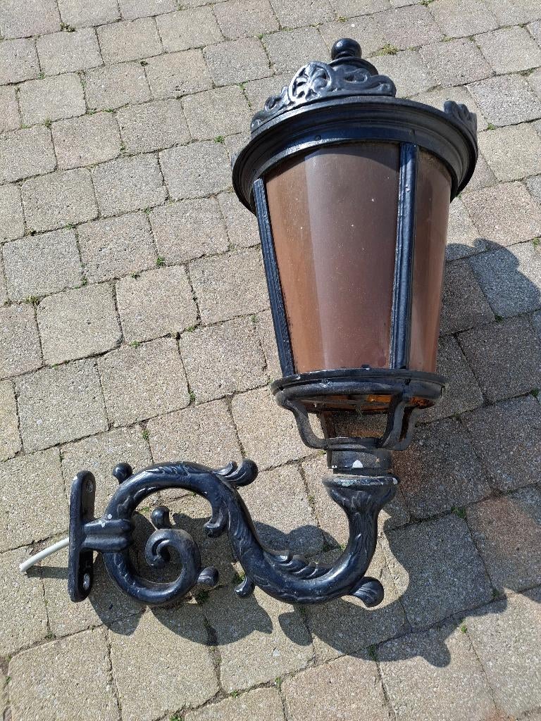 Oude buitenmuurlamp, Antiek en Kunst, Ophalen