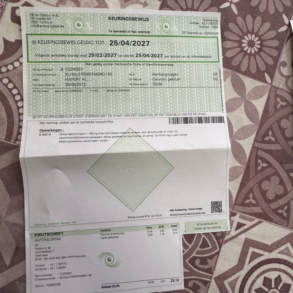 TE KOOP, Autos : Divers, Remorques, Enlèvement, Utilisé