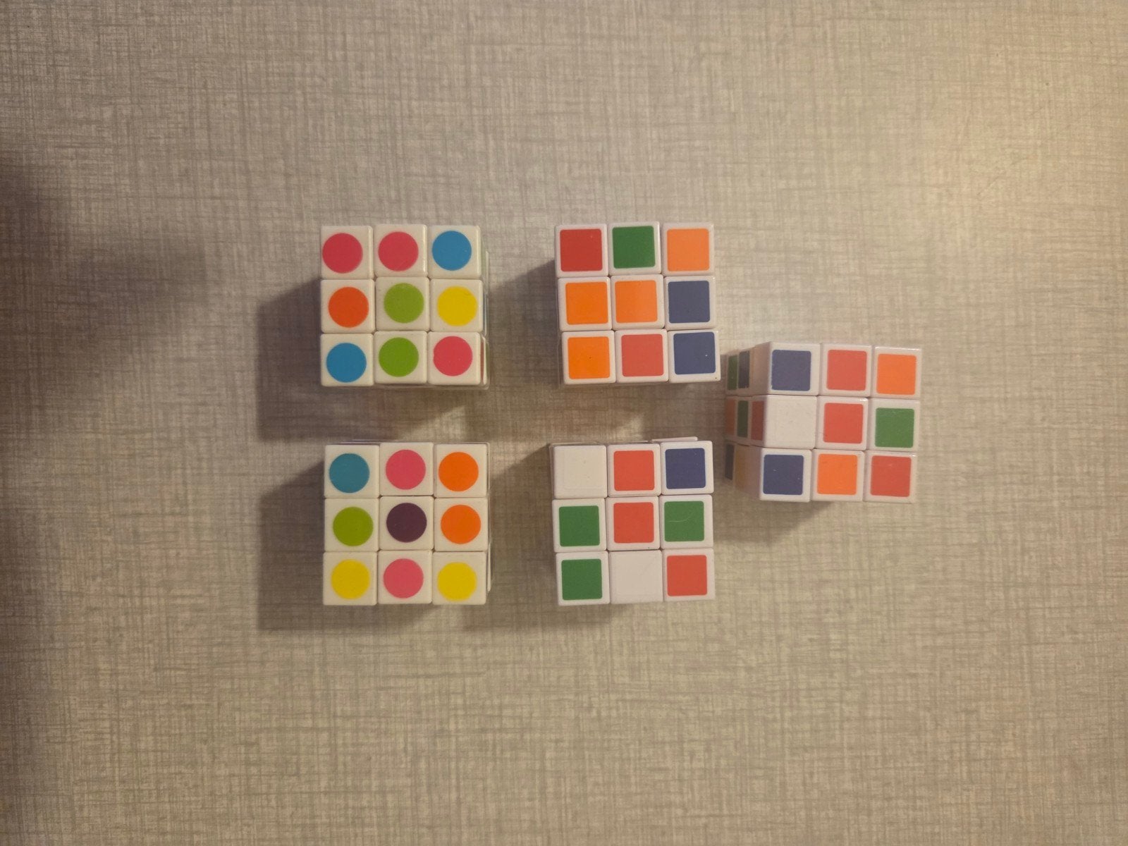 5 x Rubiks kubus., Ophalen of Verzenden
