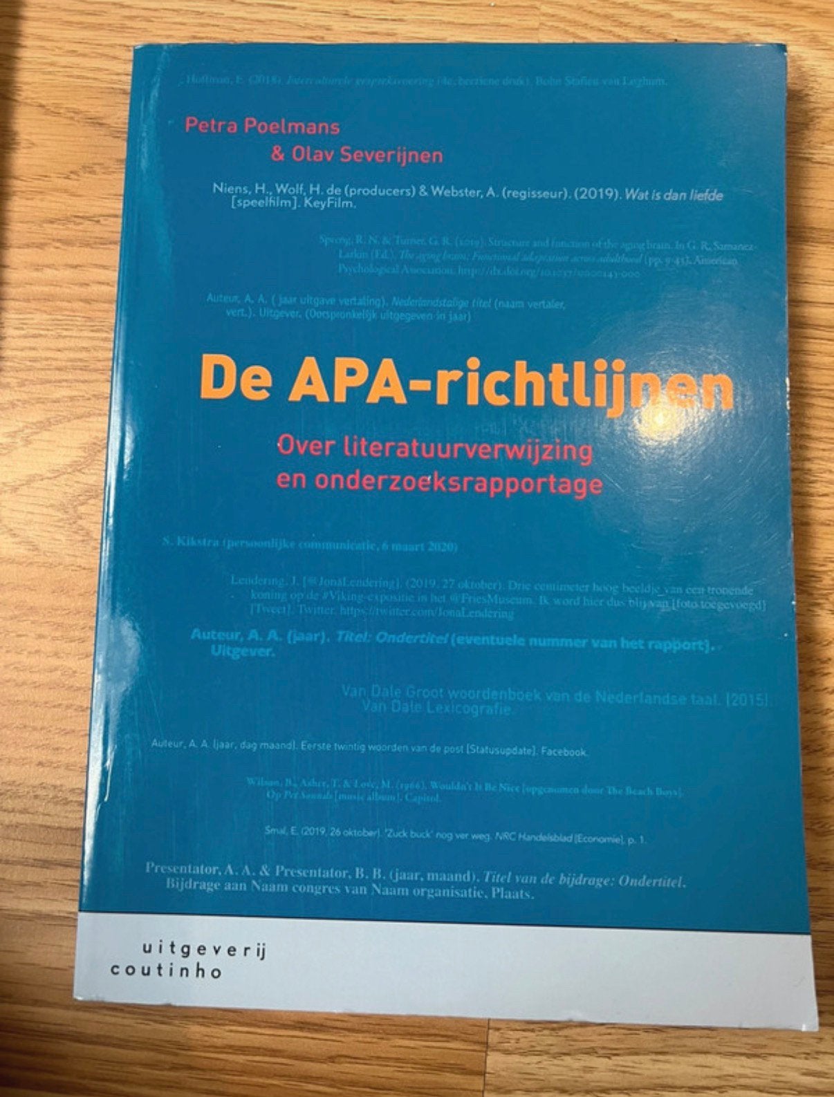 De APA- richlijnen, Boeken, Studieboeken en Cursussen, Ophalen of Verzenden, Nieuw, Hogeschool