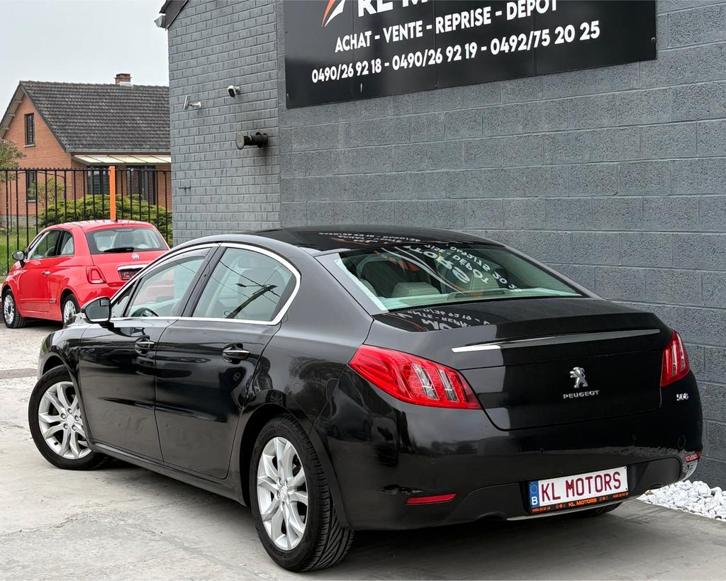 PEUGEOT 508 BERLINE 2.0HDI 136CV 2012 171 000KM CARPASS, Auto's, Peugeot, Voorwielaandrijving, Euro 5, Beige, Zwart