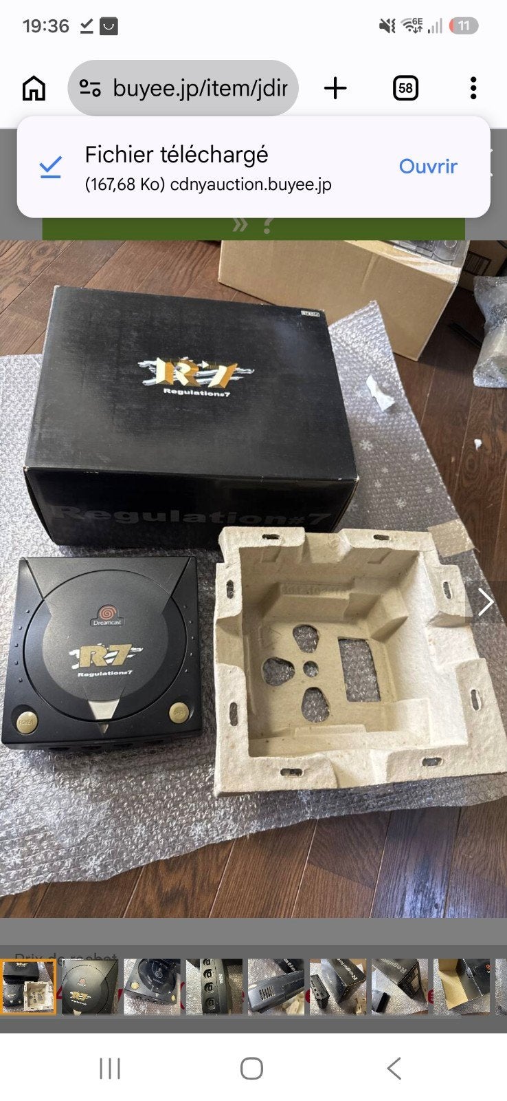 Sega Dreamcast R7, Consoles de jeu & Jeux vidéo, Enlèvement ou Envoi, Utilisé, Sans contrôleur, Saturn ou Dreamcast