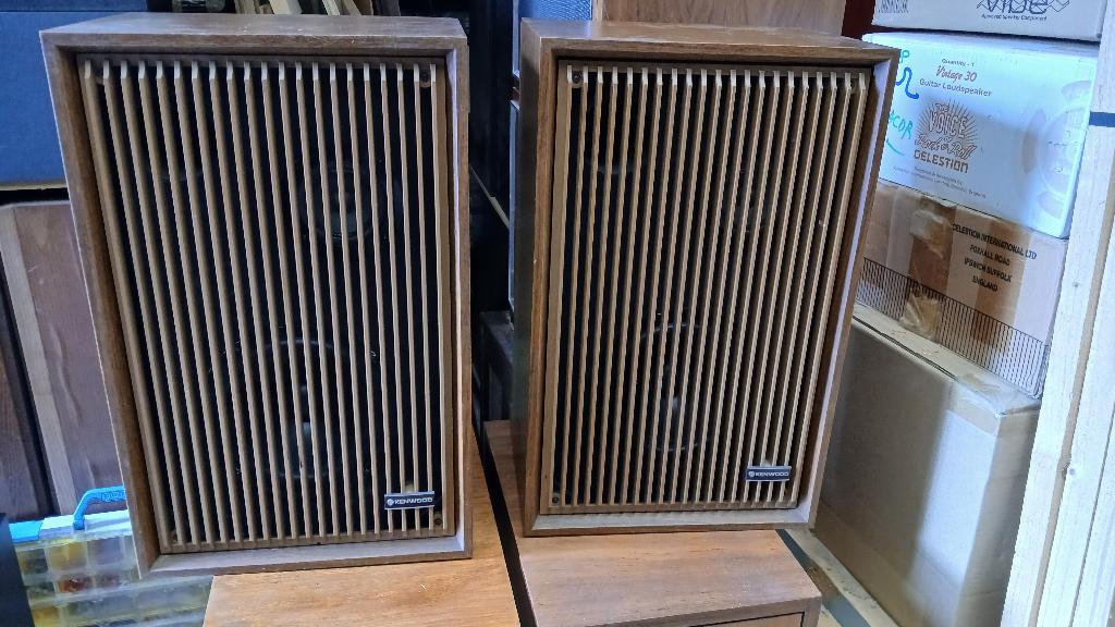 Kenwood luidsprekers KL222A, Audio, Tv en Foto, Luidsprekerboxen, Refurbished, Minder dan 60 watt, Front, Rear of Stereo speakers
