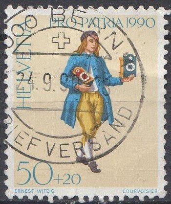 Zwiserland - Historische postbode - 1990, Ophalen of Verzenden
