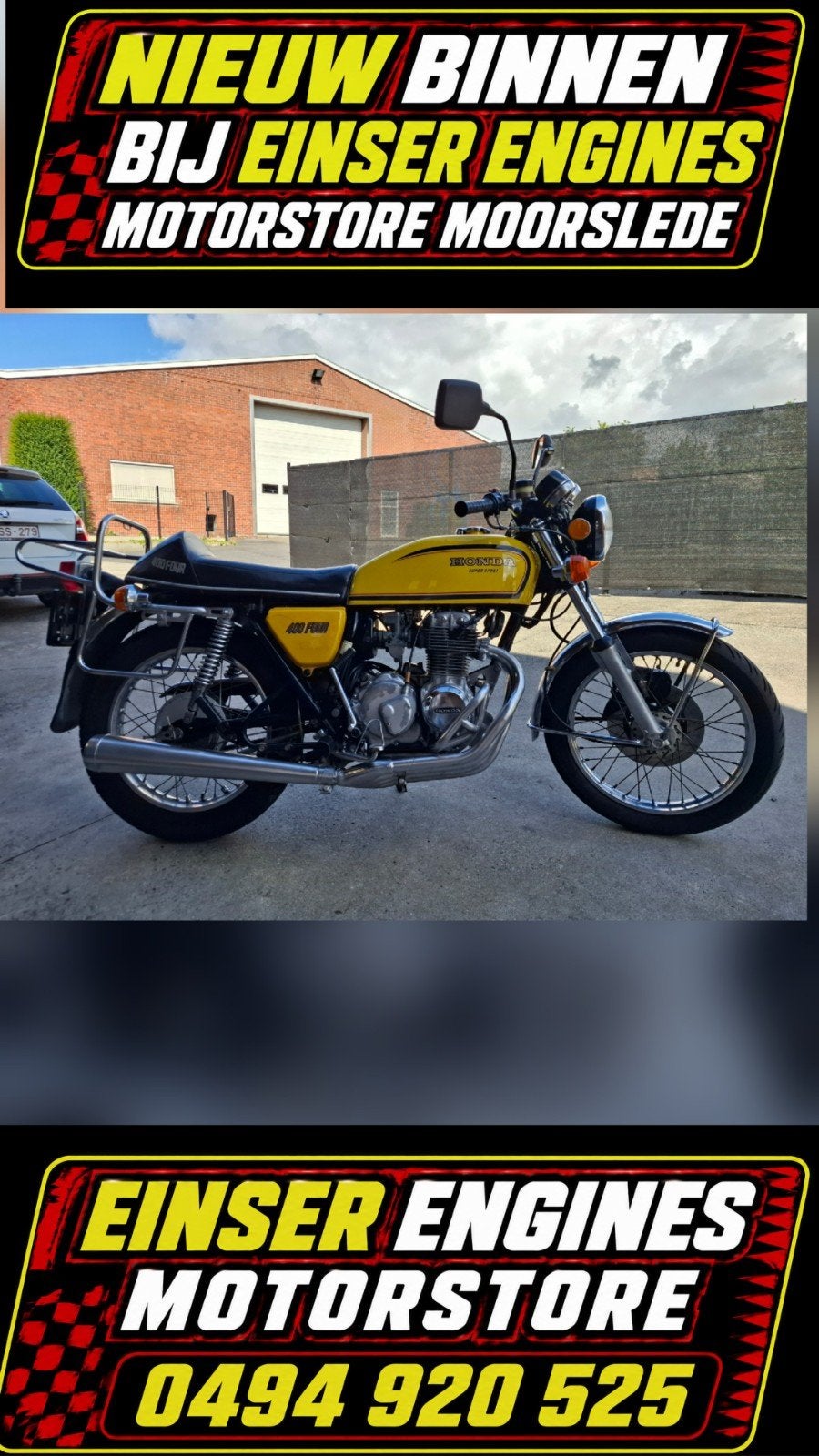 honda cb four supersport 1977 gekeurd voor verkoop, Occasion, 400 cm³, 4 cylindres, Naked bike