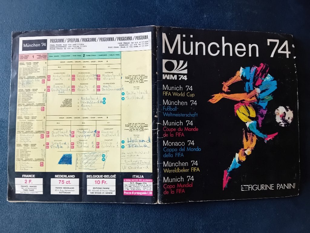 panini stickerboek WK München 74, Verzamelen, Ophalen of Verzenden, Zo goed als nieuw, Sport