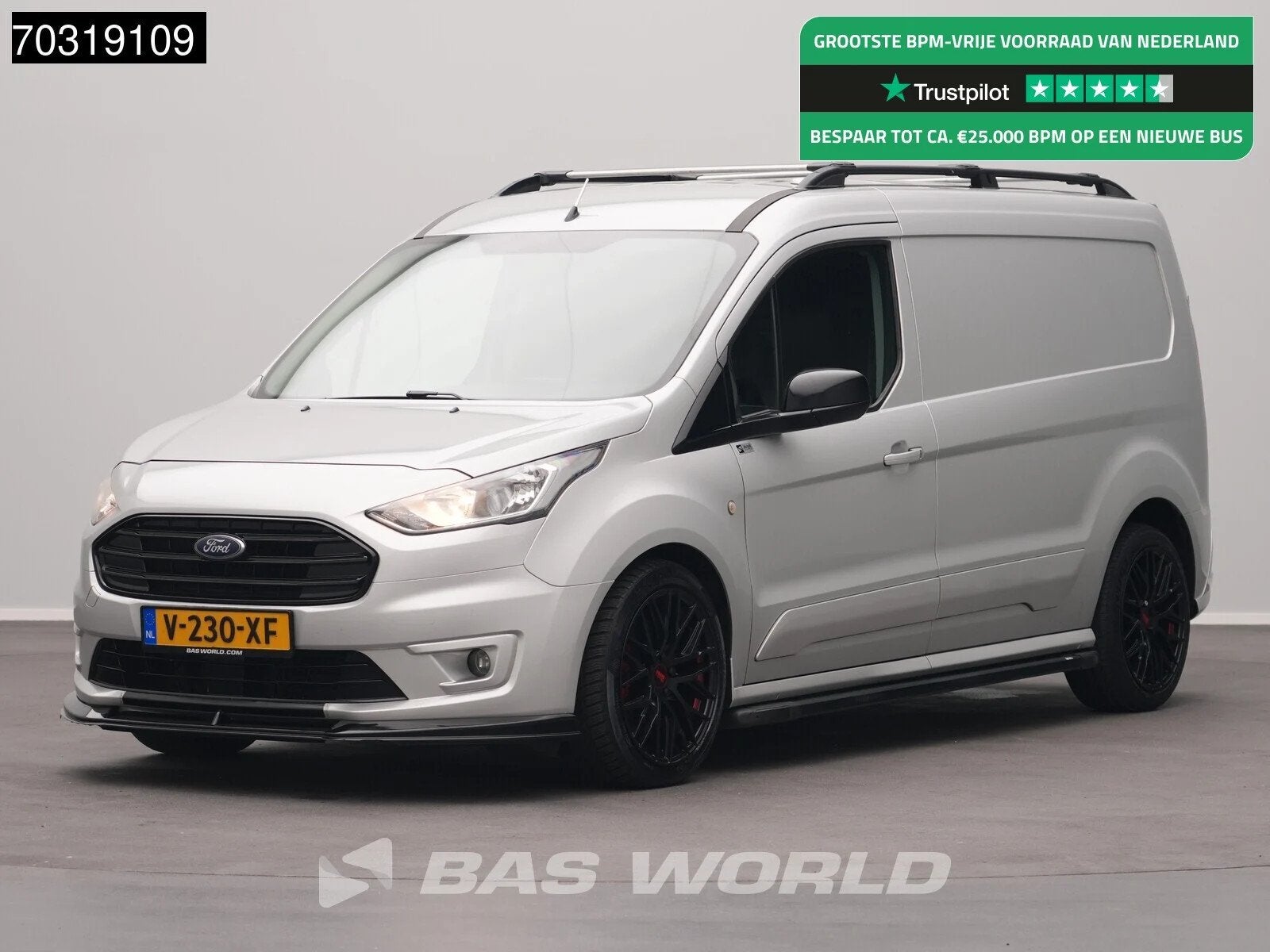 Ford Transit Connect 100PK Automaat L2H1 Sport Edition 18'', Autos, Cuir, Argent ou Gris, Achat, Entreprise