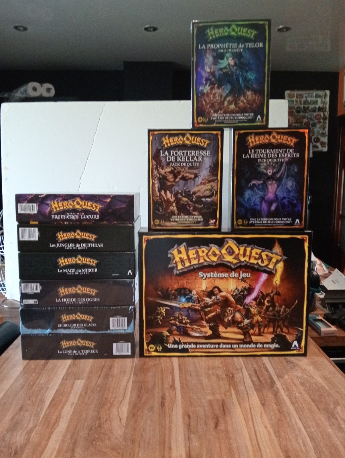 herosquest-spellen + 9 extensies, Hobby en Vrije tijd, Ophalen