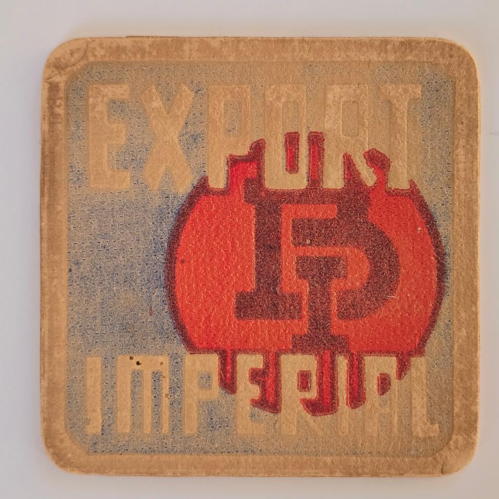 Imperial Bierviltje Bierdeckel Onderzetter, Verzamelen, Biermerken, Verzenden, Gebruikt, Viltje(s)