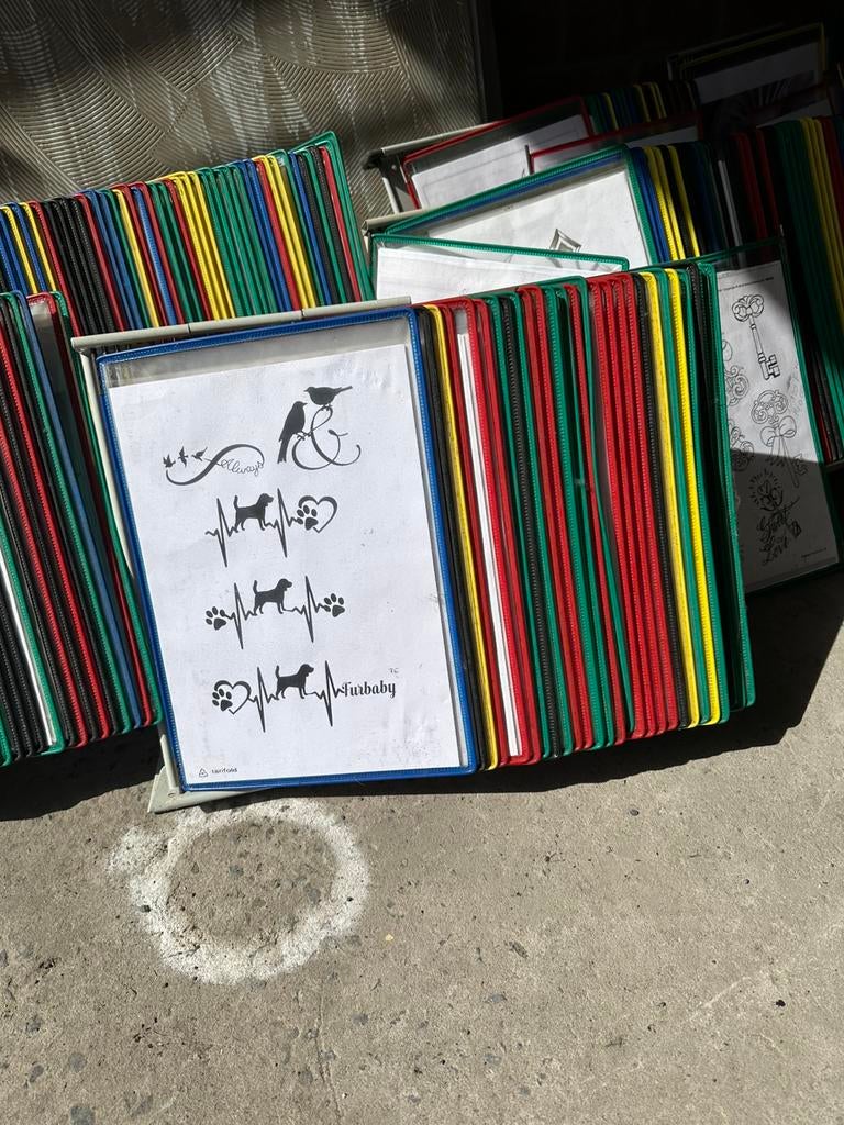 Zichtpanelensysteem/tarifold, Ophalen, Gebruikt