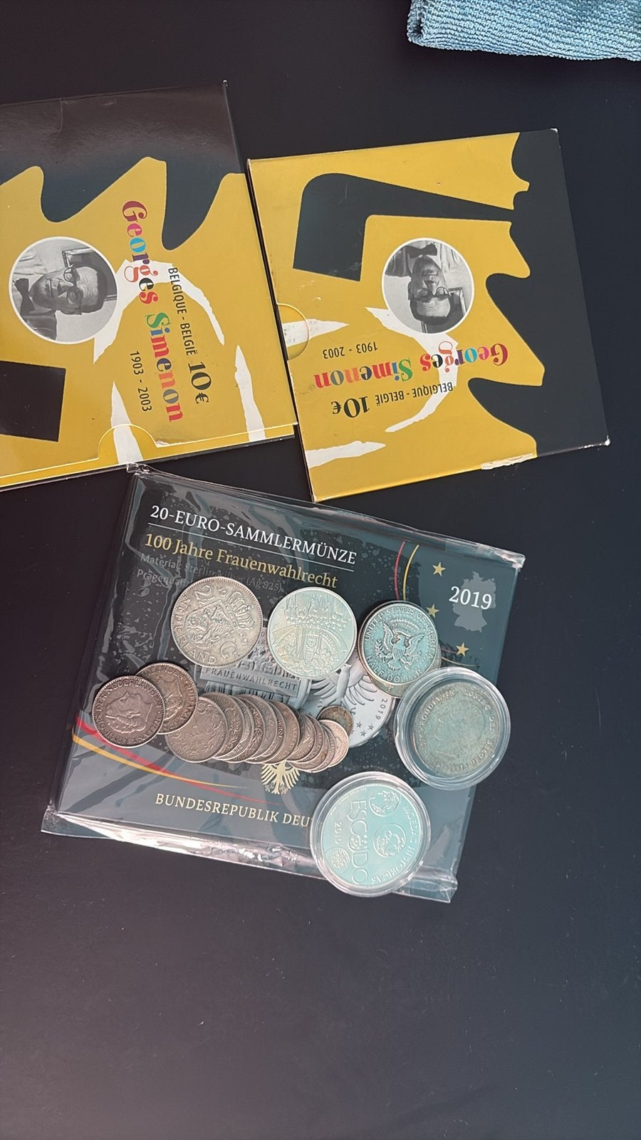 Lot zilveren munten. 170,34 gram puur zilver AG SCHAARS., Timbres & Monnaies, Monnaies | Europe | Monnaies euro, Enlèvement, Argent