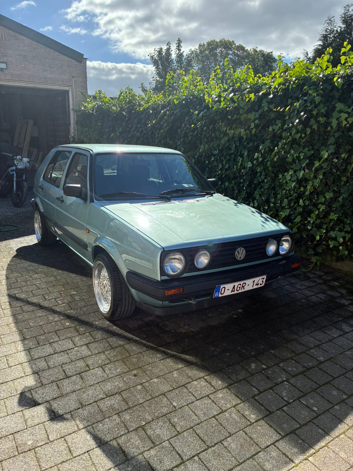 Volkswagen golf 2 (origineel), Auto's, Voorwielaandrijving, Stof, 4 cilinders, 750 kg