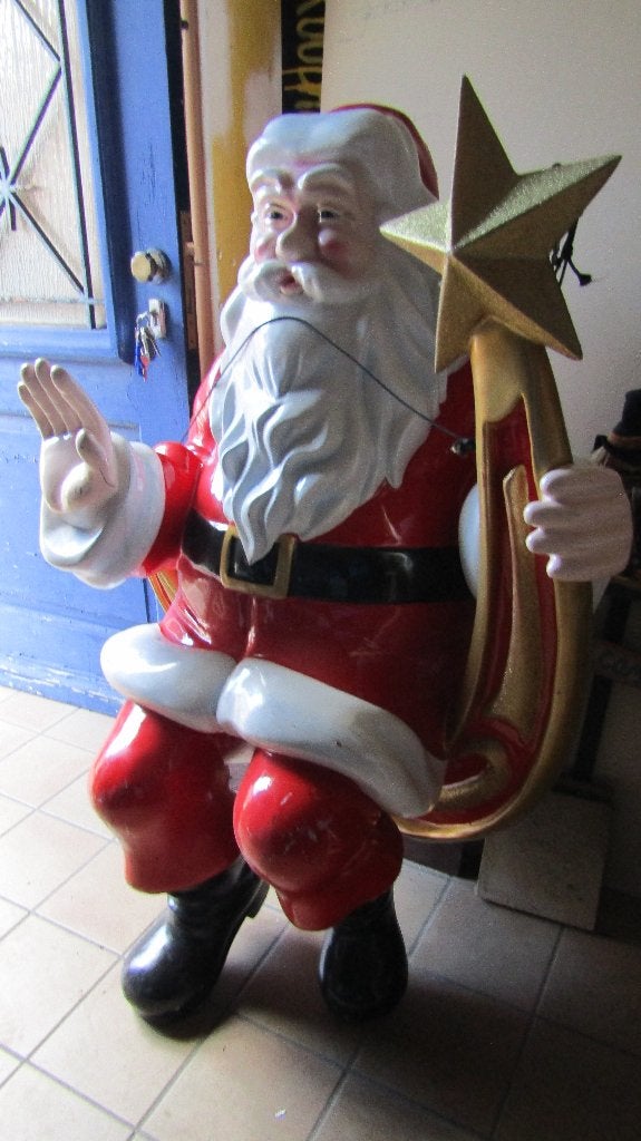 Hangende Kerstman zittend op een ster, Enlèvement, Utilisé