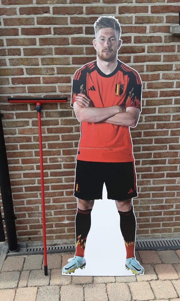 Kevin Debruyne, diable rouge, grande figure, comme neuf, Enlèvement ou Envoi, Comme neuf, Statue ou Poupée