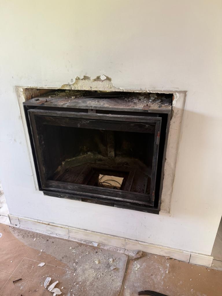 Mooie open haard over te kopen - reeds gedemonteerd, Huis en Inrichting, Haarden, Ophalen, Zo goed als nieuw