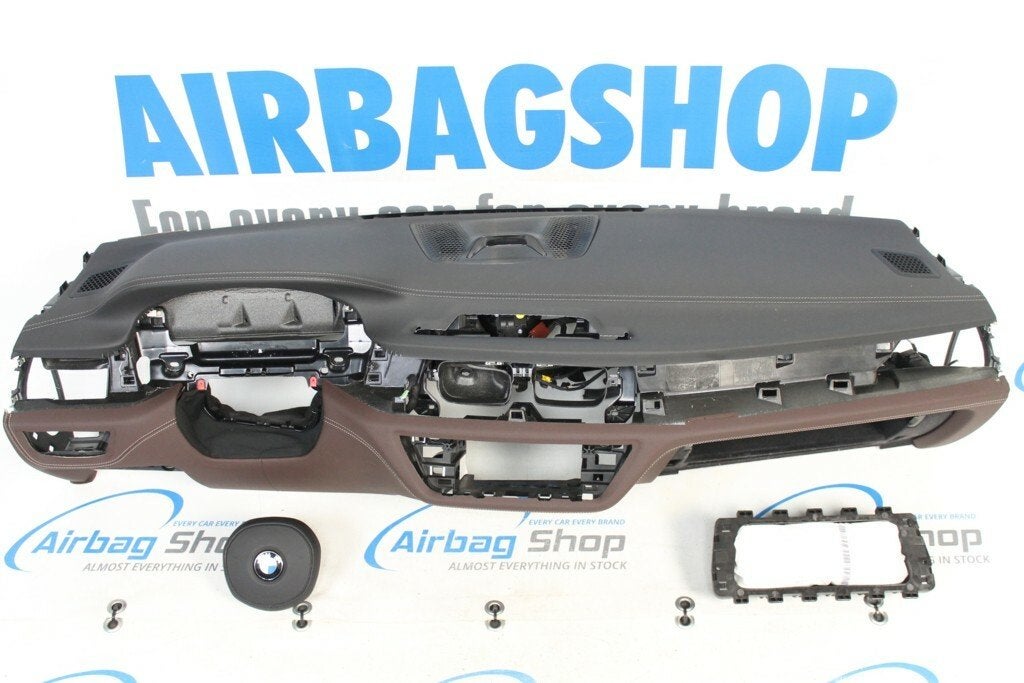 Airbag kit - Tableau de bord brun BMW 7 G12 2015-...., Enlèvement ou Envoi, Utilisé