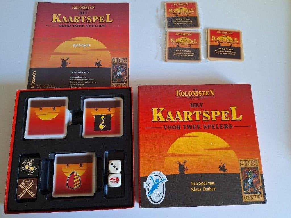 Kolonisten van Catan - kaartspel voor 2 spelers, Ophalen, Zo goed als nieuw, 999 games