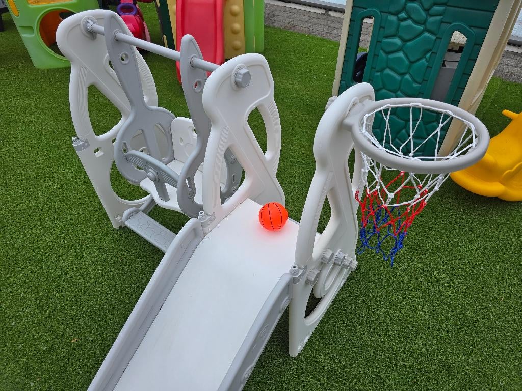Speeltoestel met schommel, glijbaan, bal, voor binnen/buiten, Enfants & Bébés, Jouets | Extérieur | Aires de jeux, Enlèvement