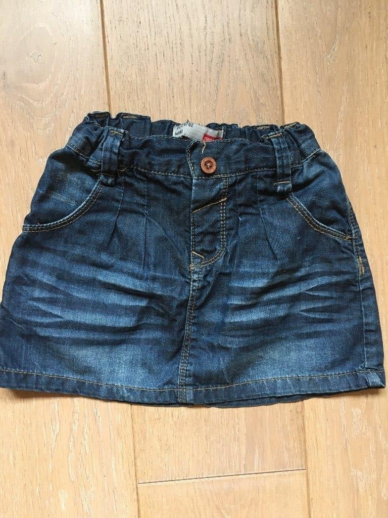 Rokje jeans name it maat 86/92, Enfants & Bébés, Robe ou Jupe, Comme neuf, Fille, Enlèvement ou Envoi