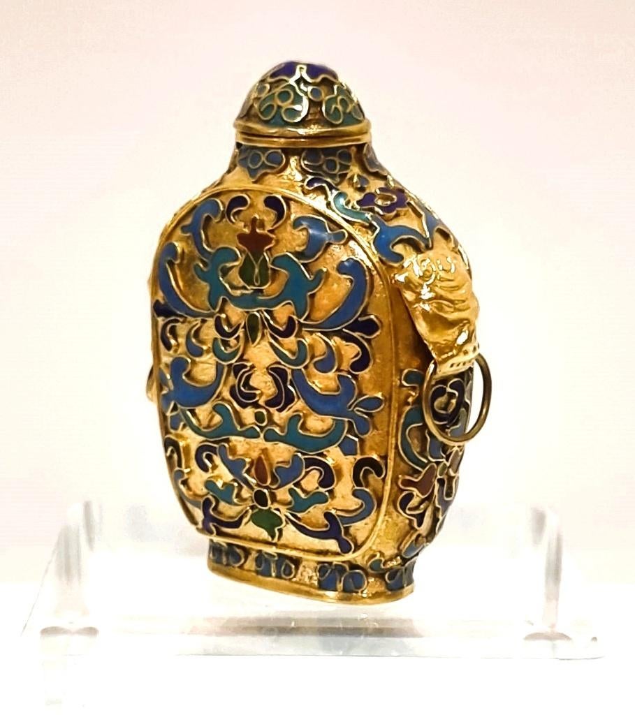Tabatière cloisonnée., Enlèvement ou Envoi