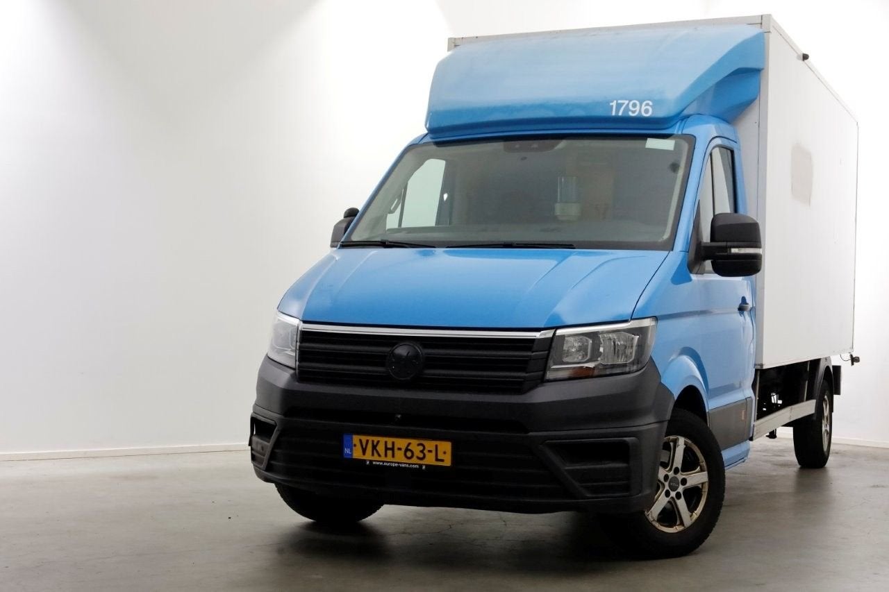 Volkswagen Crafter 35 2.0 TDI E6 Bakwagen met achterdeuren 2, Auto's, Blauw, Bedrijf, 277 g/km, Onderhoudsboekje