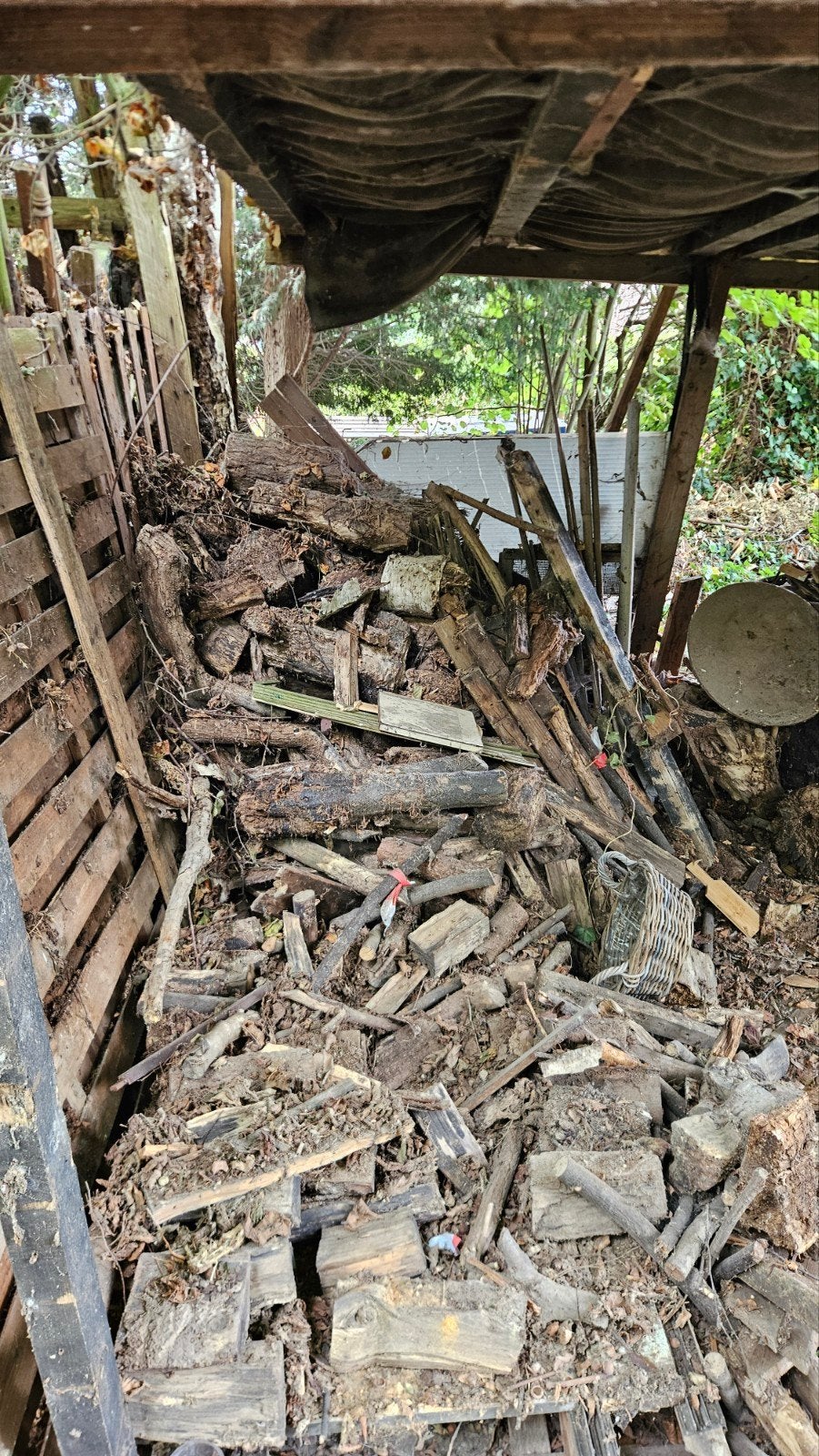 Gratis brandhout, Moins de 3 m³, Enlèvement, Autres essences de bois, Bûches