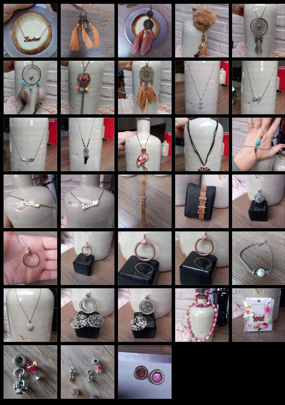 Lot juwelen, Ophalen