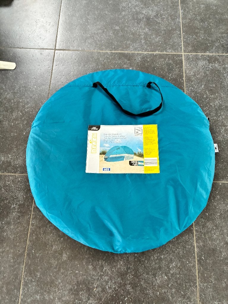 Pop-up strandtent Crane ongeopend, Caravans en Kamperen, Ophalen, Nieuw