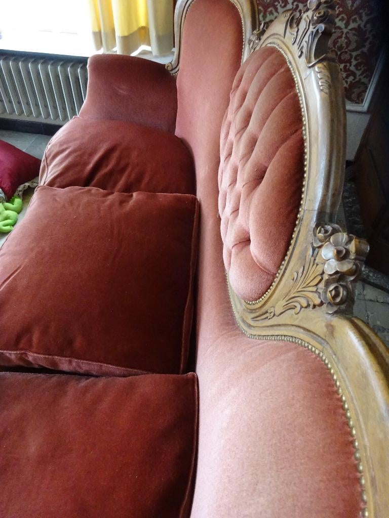 salon louis xv stijl, Antiek en Kunst, Antiek | Meubels | Stoelen en Sofa's, Ophalen