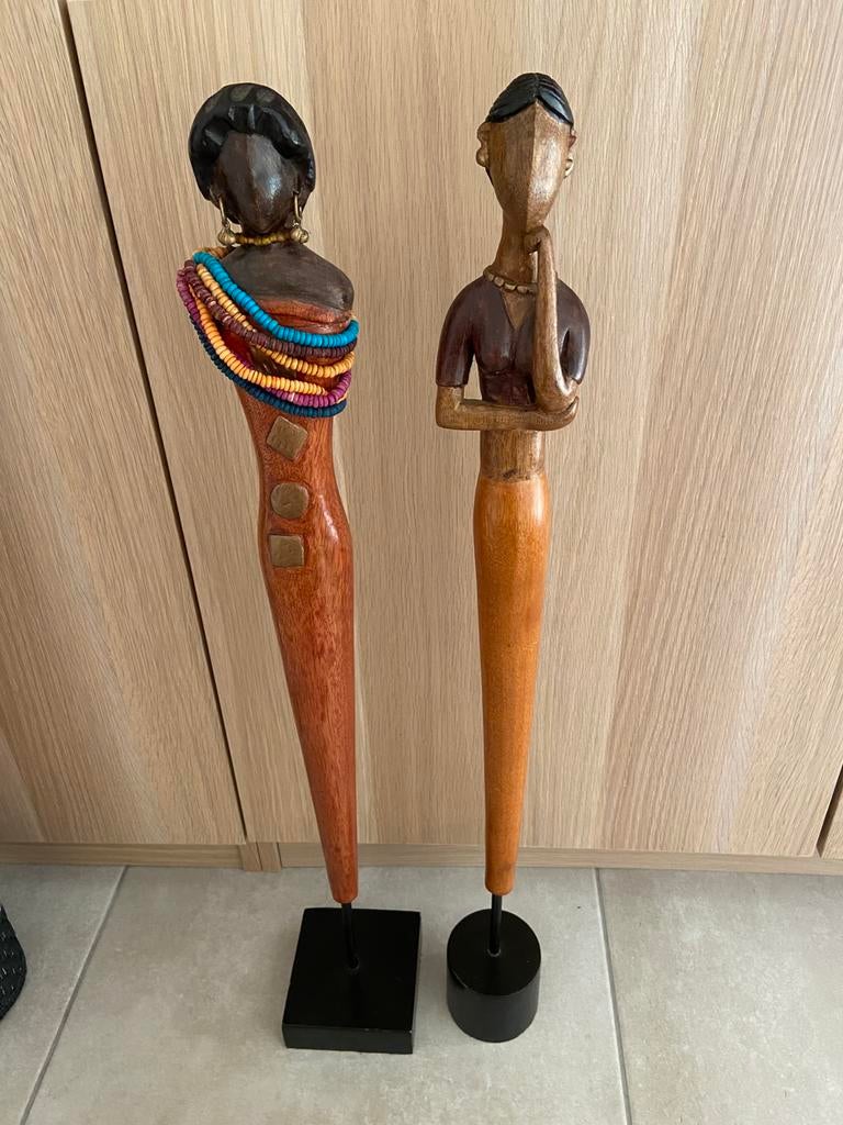 Figurine africaine, Antiquités & Art, Art | Sculptures & Bois, Enlèvement ou Envoi, Noir