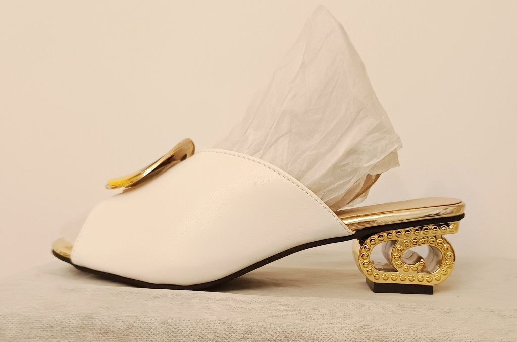 Clogs/mules, 39/40, Neuf, Enlèvement ou Envoi, Blanc, Sandales et Mûles