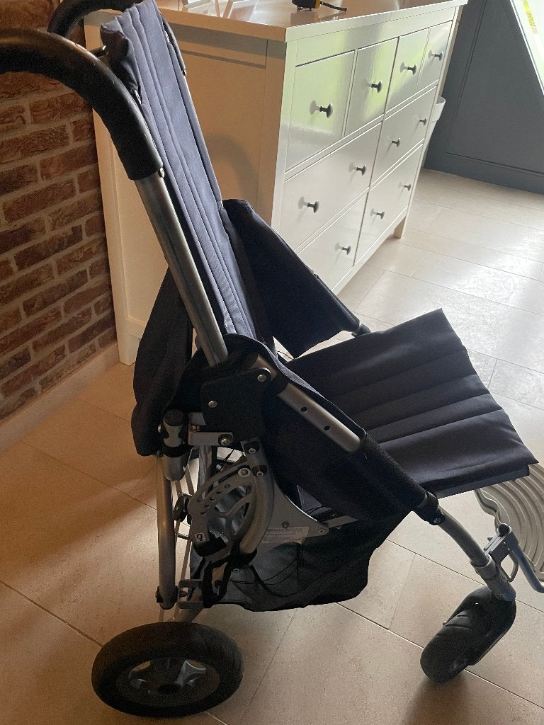 Kinderwagen/ Buggy  voor een groter of een gehandicapt kind, Enlèvement, Utilisé, Dossier réglable