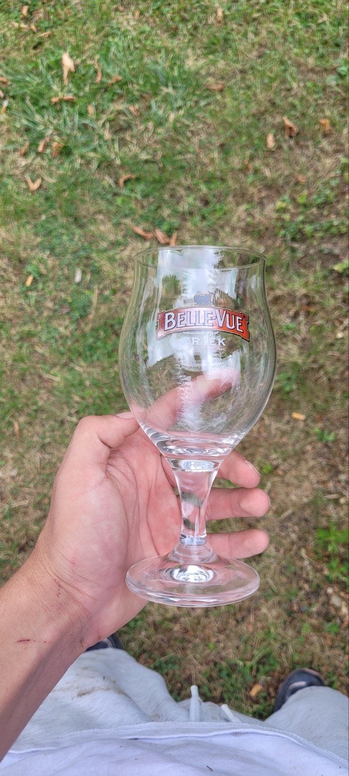 Verre belle vue, Enlèvement