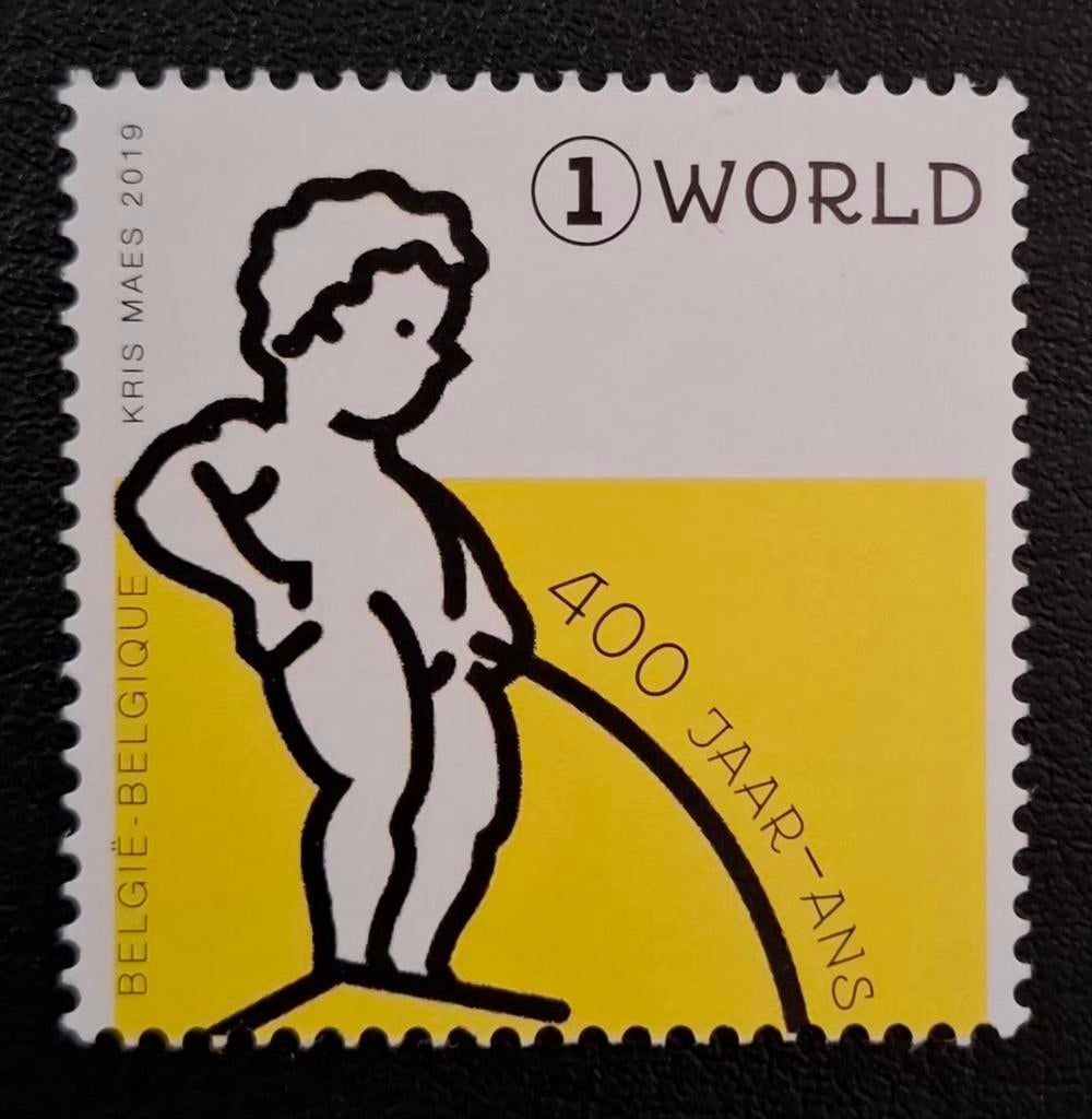 België: OBP 4837 ** Manneken Pis 2019., Frankeerzegel, Ophalen of Verzenden, Zonder stempel, Postfris