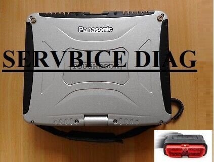 PC DIAGNOSTIQUE AUTO TACTILE ANTICHOC  RUGGED AUTOCOM 2021, Ophalen, Gebruikt